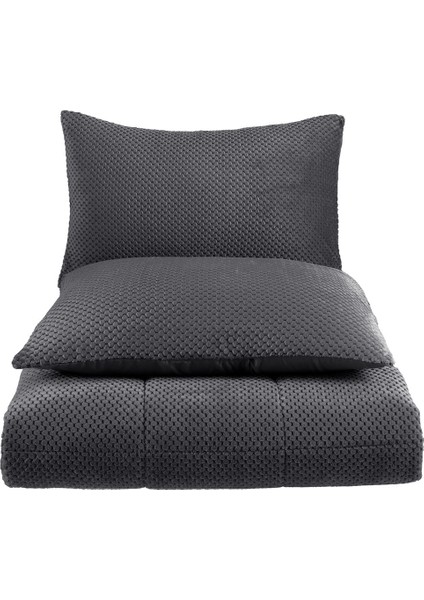 Luis Comfort Set Tek Kişilik (155X215 Cm) Antrasit