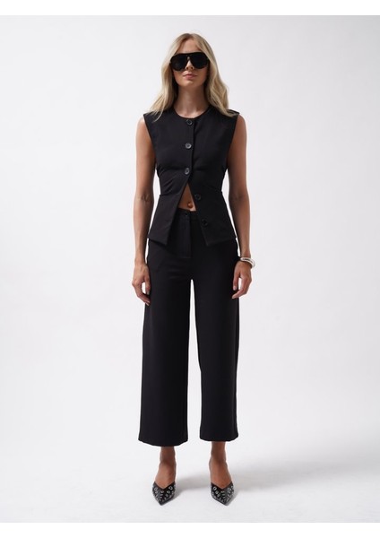 Bol Paça Midi Boy Pantolon modelleri