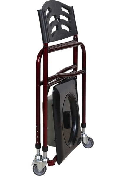 RKL3210 Katlanır Klozetli Sandalye Tekerlekli
