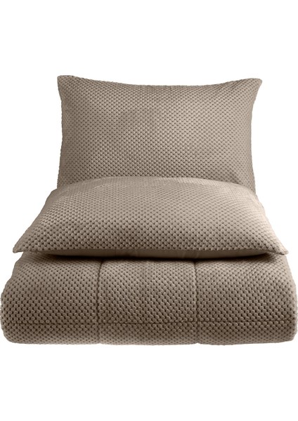 Luis Comfort Set Tek Kişilik (155X215 Cm) Vizon