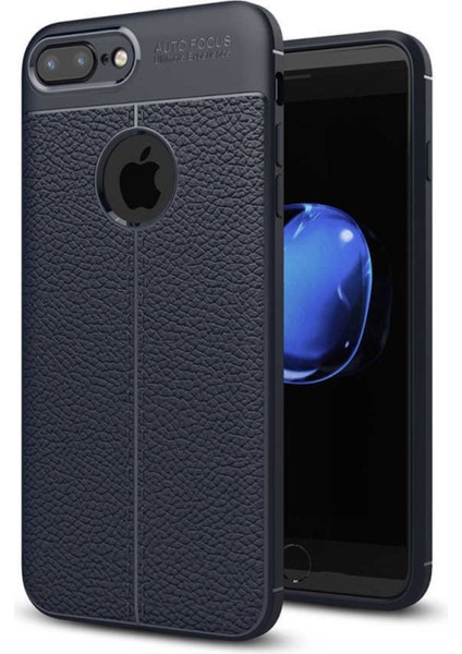 Apple Iphone 7 Plus Uyumlu Deri Görünümlü Ultra Dayanıklı Kılıf
