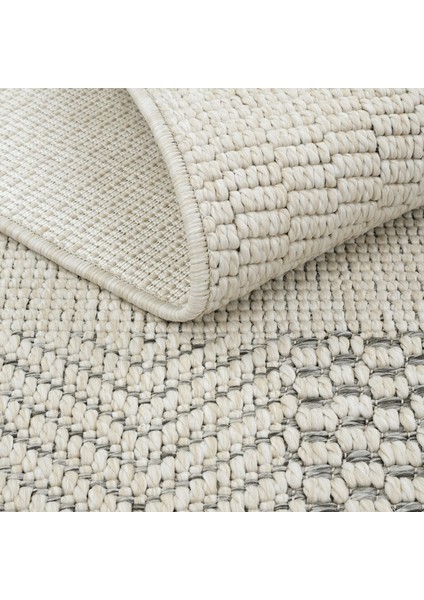 Sunny Bej Gri Patchwork Desenli Bohem Halı Yumuşak Bukle Dokuma Modern Ev Salon Oturma Odası Halısı