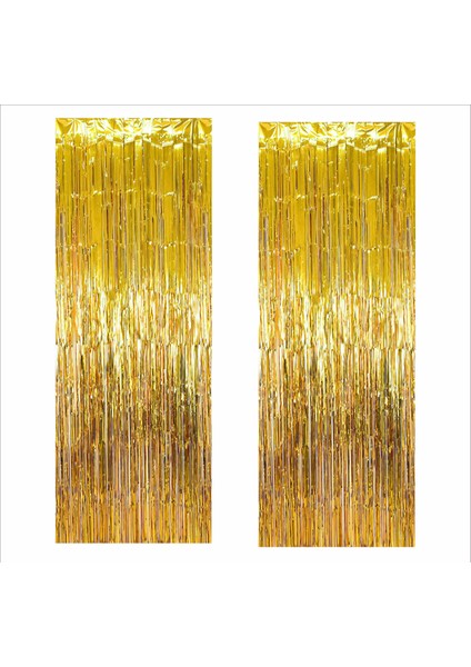 4 Parça Gold Masa Örtüsü,gold Masa Eteği, 2 Adet Gold Arka Fon