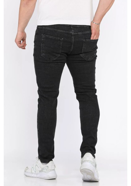 Fermuarlı Erkek Slim Fit Jean Kot Pantolon P-00015857 modelleri