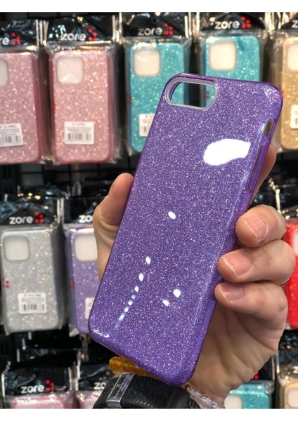 Apple Iphone 7 Plus / 8plus Kılıf Parlak Simli Muhteşem Görünüm, Sert ve Dayanıklı indirimleri