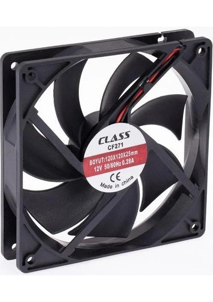 Cf 271 12V Aksiyel Soğutma Fanı – 120X120X25 mm