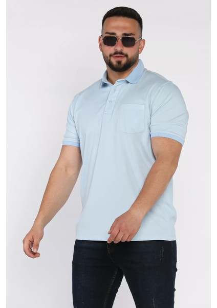 Erkek Polo Yaka Tek Cepli Desenli Tişört P-00015832 fiyatları