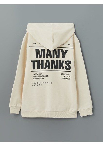 Yeni Sezon Kapusonlu Erkek Cocuk Fermuarli Sweatshirt - S59211Z4 fiyatları