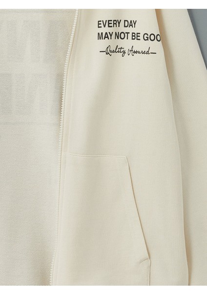 Yeni Sezon Kapusonlu Erkek Cocuk Fermuarli Sweatshirt - S59211Z4 modelleri