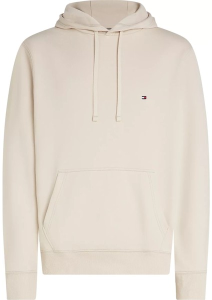 Erkek Essential Terry Kapüşonlu Sweatshirt - Bej