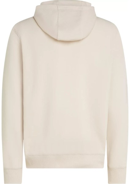 Erkek Essential Terry Kapüşonlu Sweatshirt - Bej fiyatları