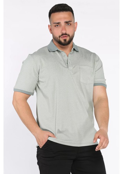 Erkek Polo Yaka Tek Cepli Desenli Tişört P-00015832 fiyatları