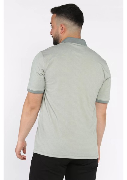Erkek Polo Yaka Tek Cepli Desenli Tişört P-00015832 modelleri