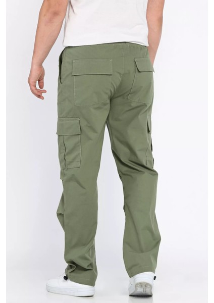 Erkek Bel Bağcıklı Kargo Cepli Pantolon P-00015054