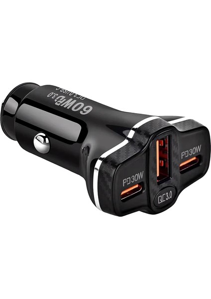Ally PD62 2xtype-C + USB 78W Araç Çakmaklık Hızlı Şarj Aleti Araç Şarjı-(57 - NTR4231-8319 fiyatları