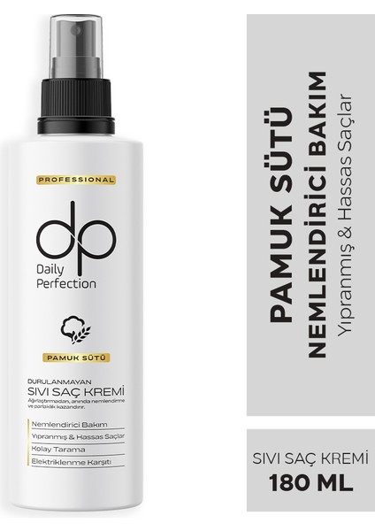 Durulanmayan Sıvı Saç Bakım Kremi Set 180 ml x 5 Adet