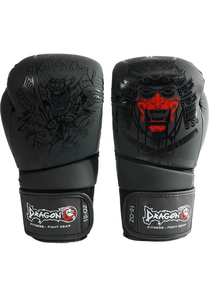 Yakuza Boks Eldiveni Siyah Renk Cırtlı Model Angerfist