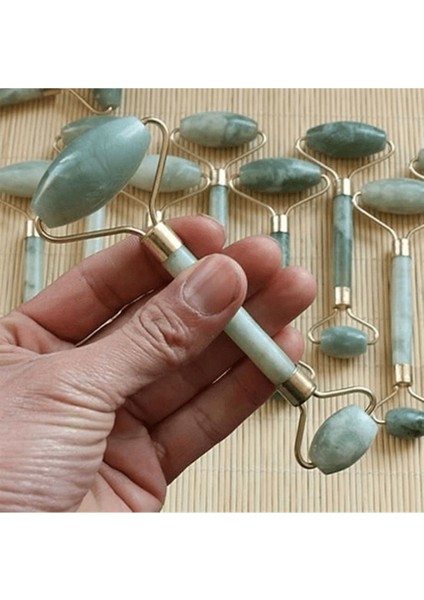 Renkli Yeşim Taşı Çift Taraflı Cilt Masaj Aleti (Lisinya) indirimleri