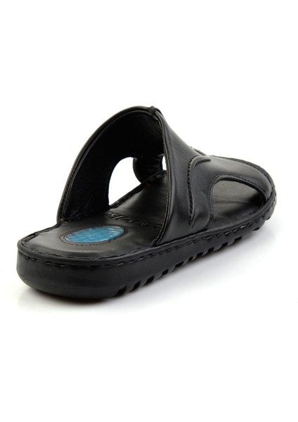 Siyah Leather Erkek Terlik E04437182503 fırsatları