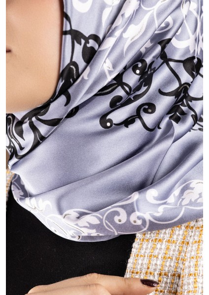 Varaklı Saten Eşarp Koleksiyonu Ebat 95 x 95 fırsatları