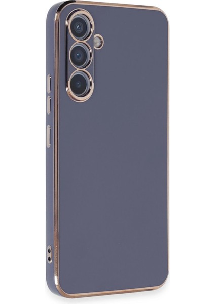 Samsung Galaxy A54 5g Kılıf Volet Silikon - Mavi Svlrs