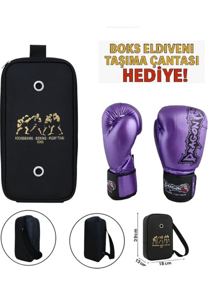 Favela Boks Eldiveni Kick Boks Muay Thai Eldiveni ve Eldiven Taşıma Çantalı