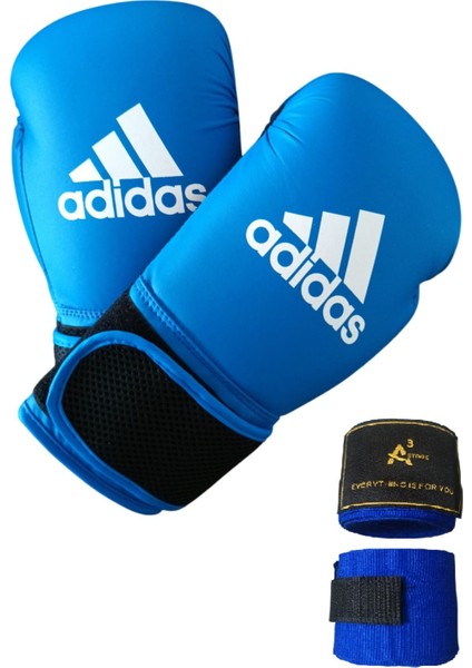 ADIH25 Hybrid 25 Boks Eldiveni Kick Boks Eldiveni A3STORE Boks Bandajlı 2'li Set