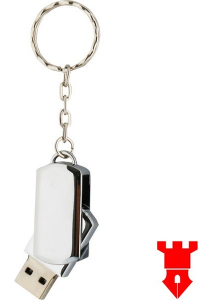 Kişiye Özel Isim Baskılı Metal Anahtar USB Bellek Metal Kutulu Flash Bellek