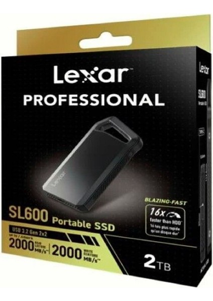 2tb Sl 600 Portable SSD 2000 Mb/sn