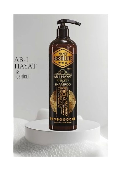 Ab-I Hayat Nano Saç Şampuanı 12 Içerikli Absolute Professional fiyatları