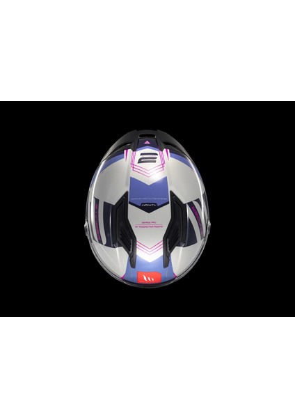 Kask mt Stınger Tron C8 Parlak Gri/pembe modelleri