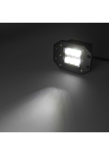 Offroad Sis Lambası 6 LED 18W 2li Takım(Su Geçirmez)
