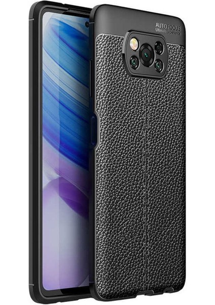 Xiaomi Poco X3 Uyumlu Deri Görünümlü Ultra Dayanıklı Kılıf fiyatları