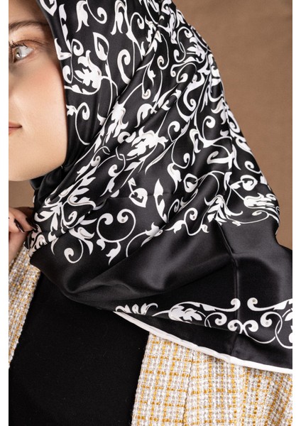 Varaklı Saten Eşarp Koleksiyonu Ebat 95 x 95 fırsatları