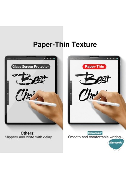 Apple iPad Mini 7 (A17 Pro) 2024 Kağıt Hisli Mat Paper Like Çizilmeye Dayanıklı Flexible Ekran Koruyucu A2993 A2995