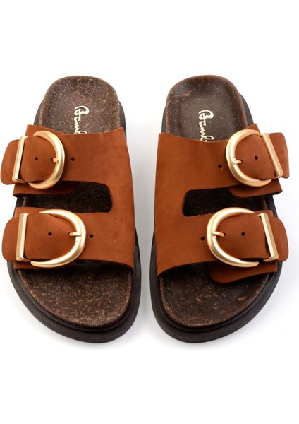 Taba Leather Kadın Terlik K04666013901 fiyatları