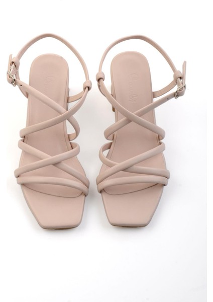 Bej Kadın Sandalet K05124002709 fiyatları