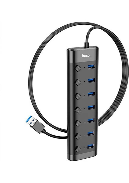 Hoco HB40 7xusb 2.0 Anahtarlı USB Hızlı Şarj ve Veri OKUYUCU-(5775) - NTR3343-4764 indirimleri