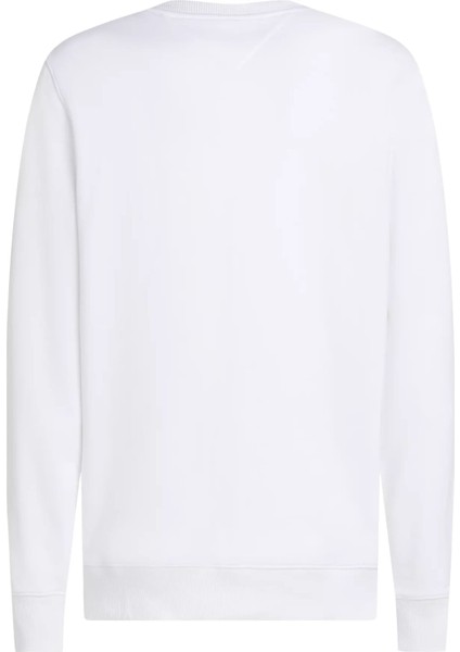 Erkek Göğüs Logo Baskılı Sweatshirt – Beyaz fiyatları