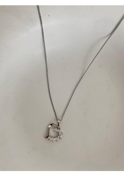 Kalpli Zirkon Taşlı Xuping Silver Kolye