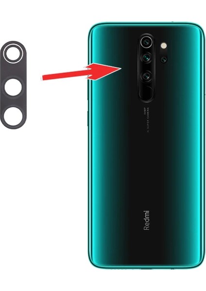 Xiaomi Redmi Note 8 Pro Arka Kamera Camı LENS-(5775) - NTR1421-1103