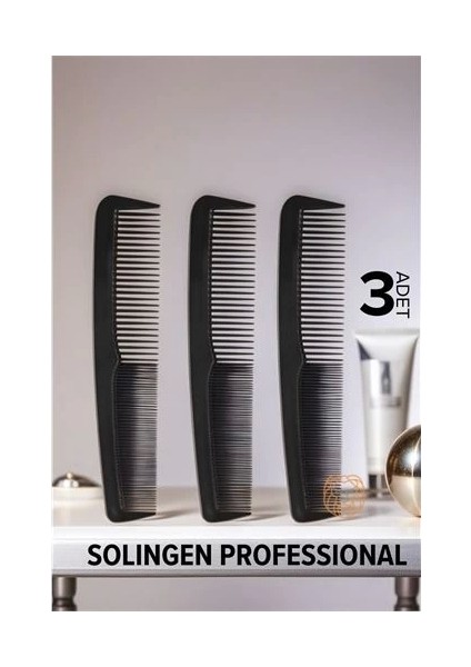 Erkek Cep Tarağı 12 cm 3 Adet