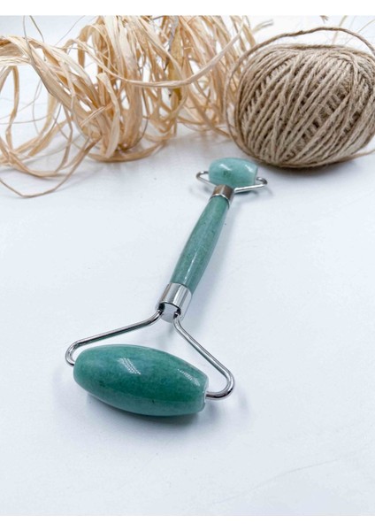 Yeşil Aventurin Doğal Taş Roller Yüz Masaj Aleti