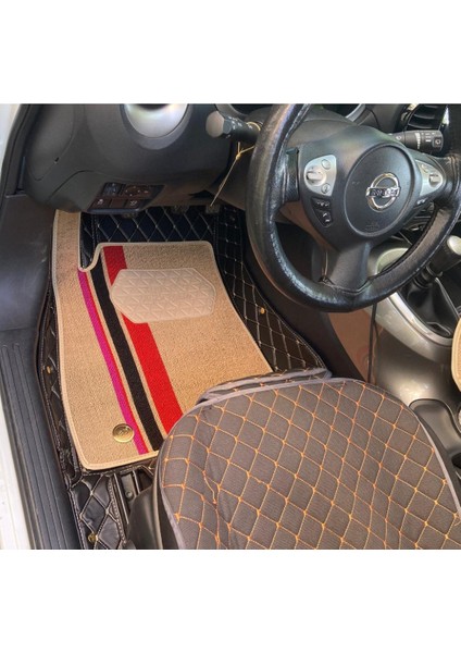 Nissan Juke 2011-2019 Arası Aracına Özel 8d Çift Katmanlı Havuzlu Paspas Takımı (Siyah) modelleri