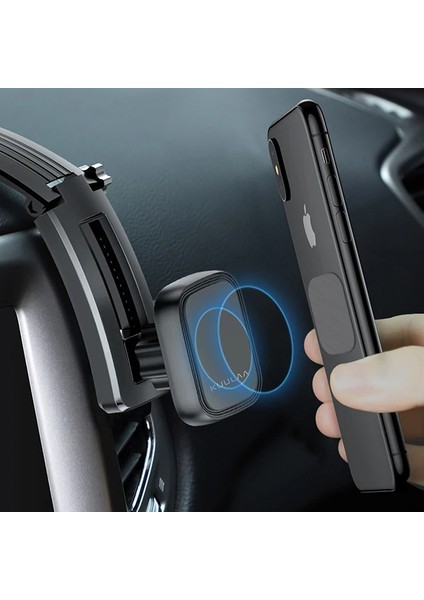 Kuulaa Center Console Mıknatıslı Cep Telefonu Araç TUTUCU-(5775) - NTR9782-1825 fiyatları