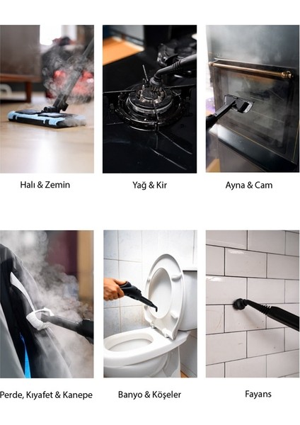 Smart Çok Fonksiyonlu Güçlü Buharlı Temizleyici Makinesi