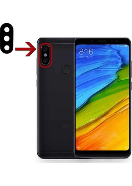 Xiaomi Redmi Note 5 Pro Arka Kamera Lens CAM-(5775) - NTR6617-4779 fiyatları