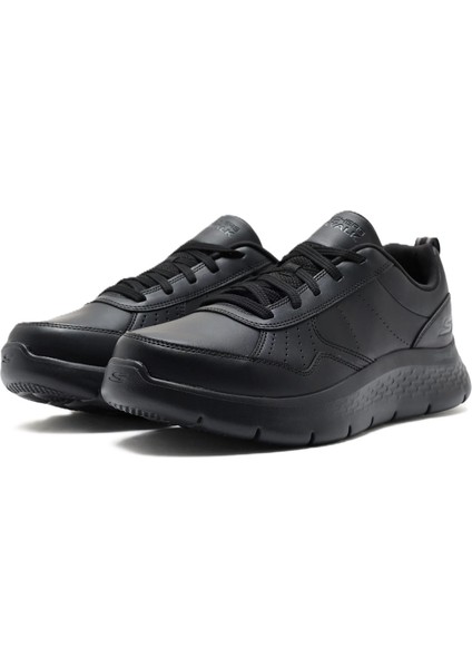 Go Walk Flex-Steady Up Mens Leather Walking Shoes Hakiki Deri Erkek Yürüyüş Ayakkabısı Siyah modelleri