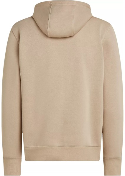 Erkek Th Chest Logo Drawstring Sweatshirt - Bej fiyatları