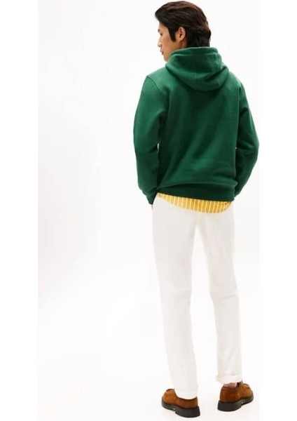 Erkek Th Chest Logo Drawstring Sweatshirt - Yeşil modelleri